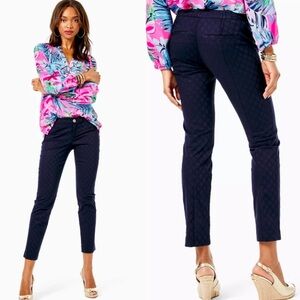 Lilly Pulitzer Dark Blue Cropped Pants